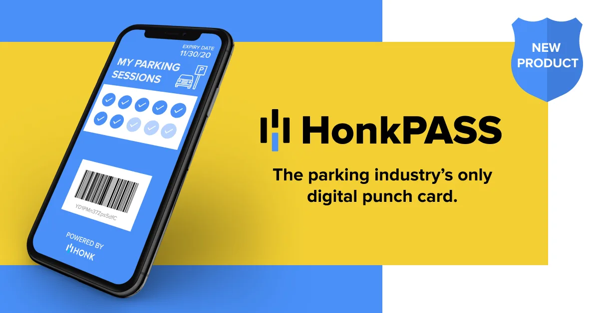 Digital Parking Pass | HONK launches industry's first digital parking pass.