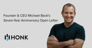 Look Back on 7 Year | Startup open letter | Efficient parking management with HonkMobile.