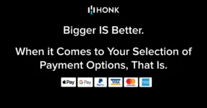 Multiple Payment Options | Honk | Explore parking options in your city