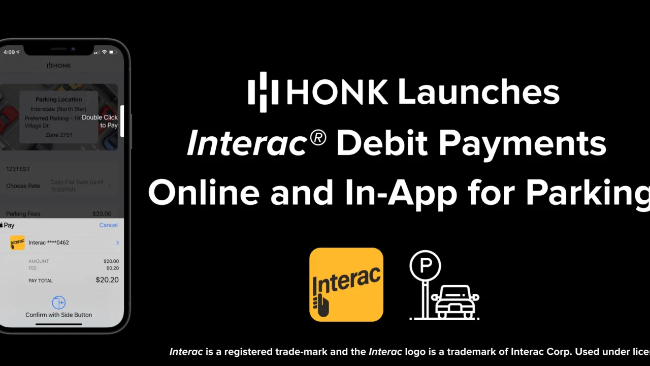 Interac debit payments now available through HONK