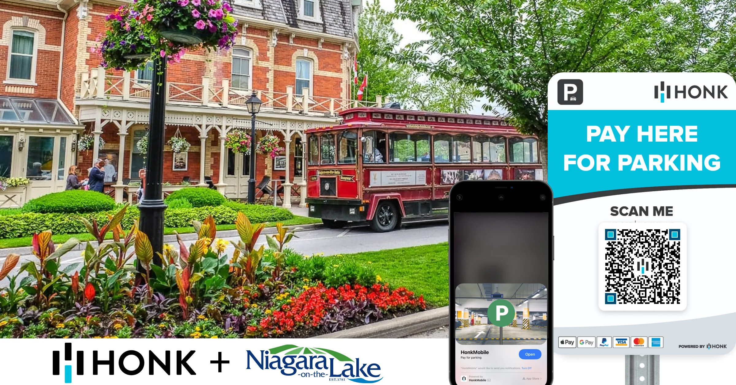 NOTL launches HONK's contactless parking payments to make parking safer and easier.