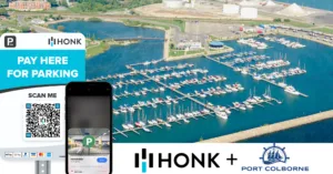 Port Colborne launches HONK's contactless parking payments to make parking safer and easier for drivers.