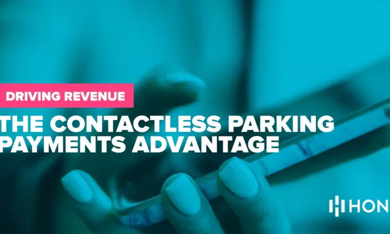 Contactless parking payments advantage