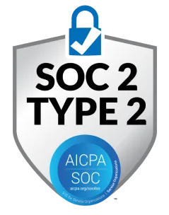 SOC 2 and Type 2 compliance seal | Explore parking spaces efficiently with HonkMobile