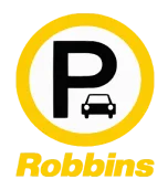 Robbins parking logo