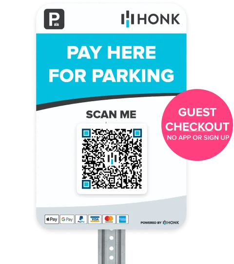 HonkMobile provides real-time parking space updates